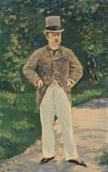 Edouard Manet Portrait de Monsieur Brun china oil painting image